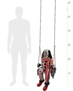 4.3 Ft Toothy The Clown Animatronic 14 4.3 Ft Toothy The Clown Animatronic -Online Halloween Costumes 07646151 g