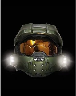 Kids Master Chief Light-Up Helmet Deluxe - Halo 10 Kids Master Chief Light-Up Helmet Deluxe - Halo -Online Halloween Costumes 07651862 e