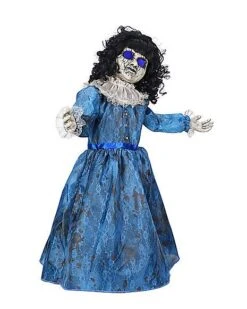 3 Ft Roaming Antique Doll Animatronic -Online Halloween Costumes 07651979 c