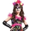Day Of The Dead Adult Costume Flower Headpiece